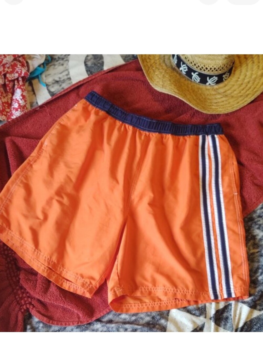 Talos Orange Swim Trunks XLg